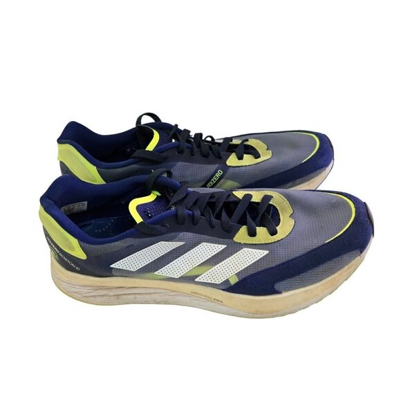 Adidas Adizero Boston 10 Marathon Running Shoes Men's Size 13 Blue 2022 GY0929 - Picture 1 of 12